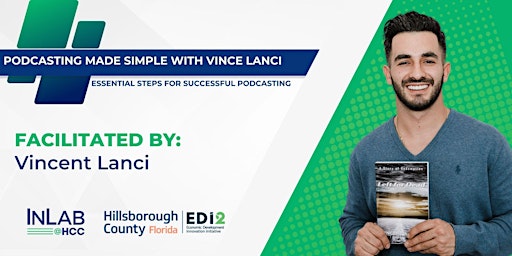 Primaire afbeelding van Podcasting 101 with Vince Lanci-Top 1% Global Podcaster