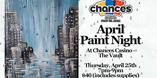 Imagem principal do evento April Paint Night