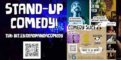 Imagem principal do evento Stand-up Comedy ft Austin Baca & Bryant Tarpley! Comedy Slice
