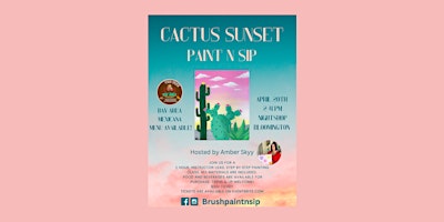 Imagem principal do evento Cactus Sunset Paint N Sip