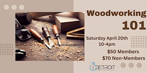 Imagem principal do evento Woodworking 101