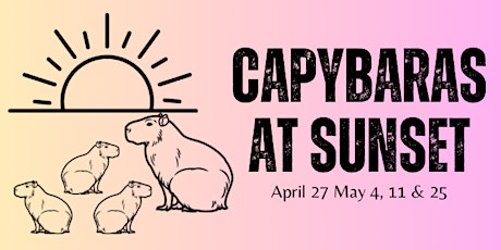 Capybara's at Sunset
