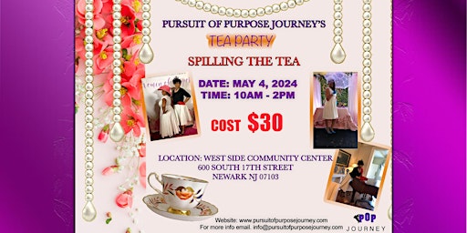 Imagem principal do evento Pursuit Of Purpose Journey Tea Party