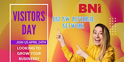 Imagem principal do evento Visitors Day at BNI NW Referral Network
