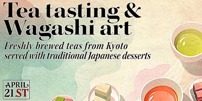 Imagem principal de Tea tasting & Wagashi art (2pm)