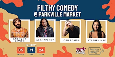 Primaire afbeelding van Filthy Comedy @ Parkville Market