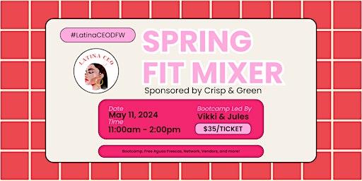 Hauptbild für Spring Fit Mixer #Latinaceodfw