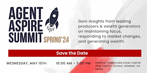 Image principale de Agent Aspire Summit - Spring 2024