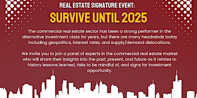 Primaire afbeelding van Berkeley Haas Los Angeles Real Estate Panel - “Survive Until 2025”