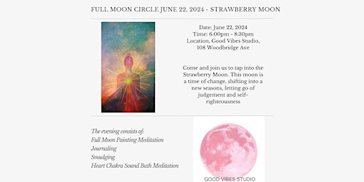 Imagem principal de Full Moon Painting Meditation Circle