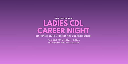 Imagem principal do evento Ladies CDL Night