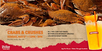 Imagem principal do evento Crabs & Crushes Celebration - 6th Annual