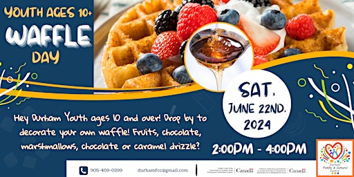 Image principale de Waffle Wednesday 3.0! Youth Ages 10+
