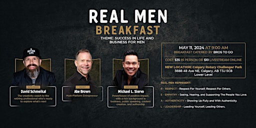 Immagine principale di R.E.A.L. Men Breakfast - Success In Life And Business For Men 
