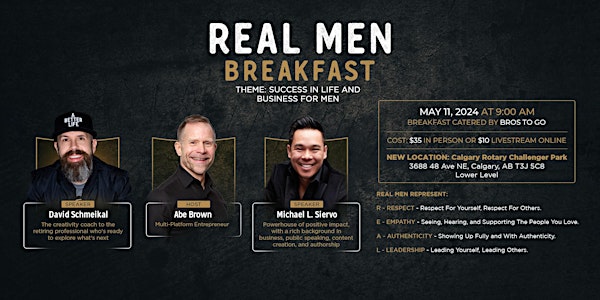 R.E.A.L. Men Breakfast - Success In Life And Business For Men