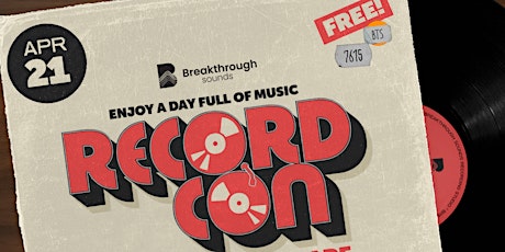 Record Con 2024 - Vinyl Record Pop Up Shop
