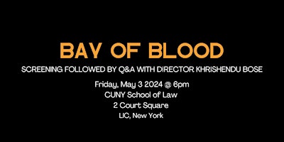 Bay of Blood Screening and Q&A primary image