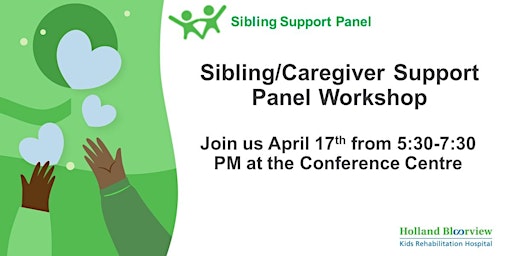 Imagem principal de Sibling & Parents Workshop; Sibling Support Panel