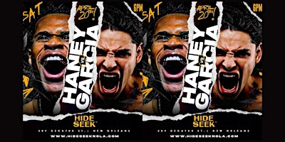 HANEY V. GARCIA  WATCHPARTY at Hide/Seek primary image