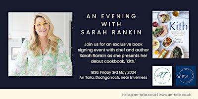 An Evening with Sarah Rankin: Celebrating 'Kith' at An Talla primary image