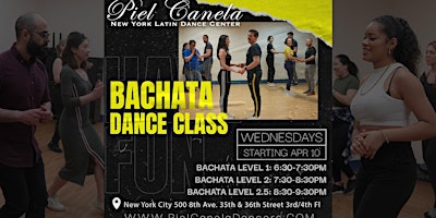 Bachata Dance Class,  Level 2  Advanced-Beginner primary image