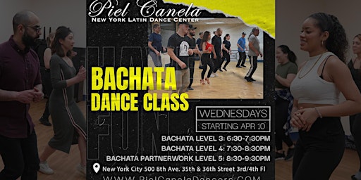 Bachata Dance Class, Level 3 Intermediate