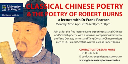Classical Chinese Poetry and the Poetry of Robert Burns