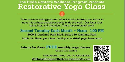 Wellness Program Restorative Yoga primary image