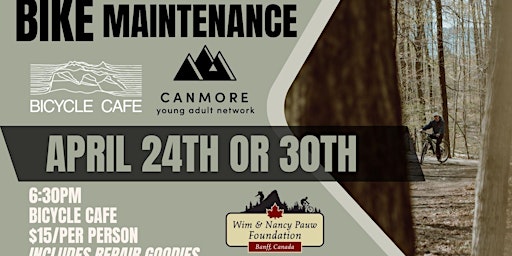 Image principale de Bike Maintenance with CYAN & Bicycle Cafe Canmore