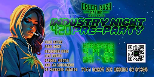 INDUSTRY NIGHT --- 4:20 PRE-PARTY primary image