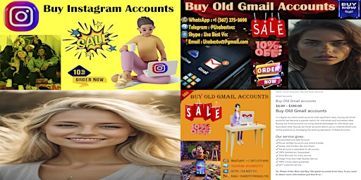 Hauptbild für Buy Old Gmail Accounts - ✅ 100% PVA Old &  ✔ Best Quality
