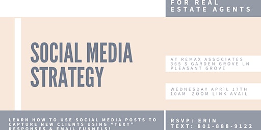 Imagem principal do evento The Social Media strategy no one has told you about!