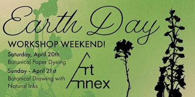 Botanical Paper Dyeing - EARTH DAY at the ART ANNEX primary image