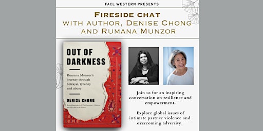 Hauptbild für Fireside Chat with Author Denise Chong & Rumana Monzur