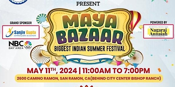 AIA Maya Bazaar 2024 - BIGGEST INDIAN SUMMER FESTIVAL