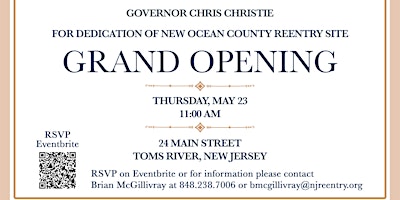 Ocean County Grand Opening primary image