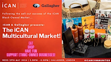 Primaire afbeelding van The iCAN Multicultural Market in partnership with Gallagher