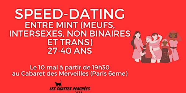 Speed-dating entre MINT(Meufs, Intersexes, Non binaires, et Trans) 27-40ans