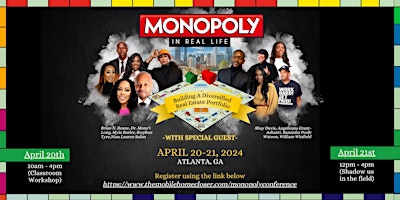 Imagem principal do evento Monopoly In Real Life - Building A Diversified Real Estate Portfolio