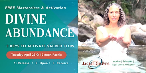 Imagem principal de Divine Abundance Activation: 3 Keys to Activate $acred Flow