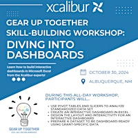 Image principale de GEAR UP Together! Skill-Building Workshop - Diving into Interactive Dashboards