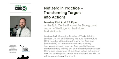 Net Zero in Practice  - Transforming Targets into Actions