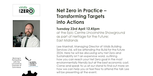 Net Zero in Practice  - Transforming Targets into Actions primary image