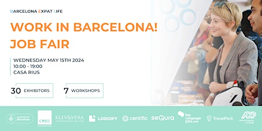 Hauptbild für Work in Barcelona! Job Fair