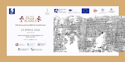 Convegno di medio termine ERC Advanced Grant 885222-GreekSchools primary image