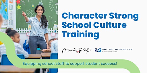Primaire afbeelding van Character Strong School Culture Training