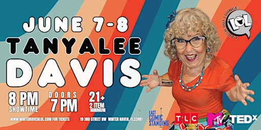 Tanyalee Davis from Little Comedian, BIG Laughs! (Friday  8pm)