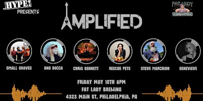 Hauptbild für the HYPE! Presents: Amplified at Fat Lady Brewing