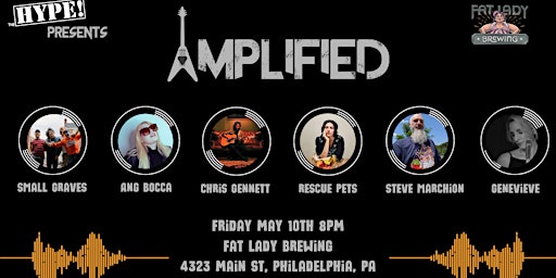 Imagem principal do evento the HYPE! Presents: Amplified at Fat Lady Brewing