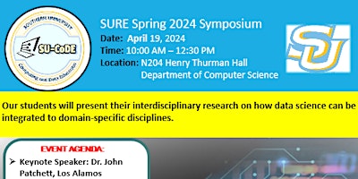 Supervised Undergraduate Research Experiences Spring 2024 Symposium primary image